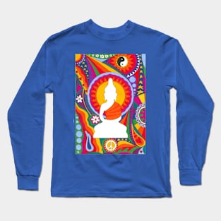 Psychedelic Buddha Long Sleeve T-Shirt